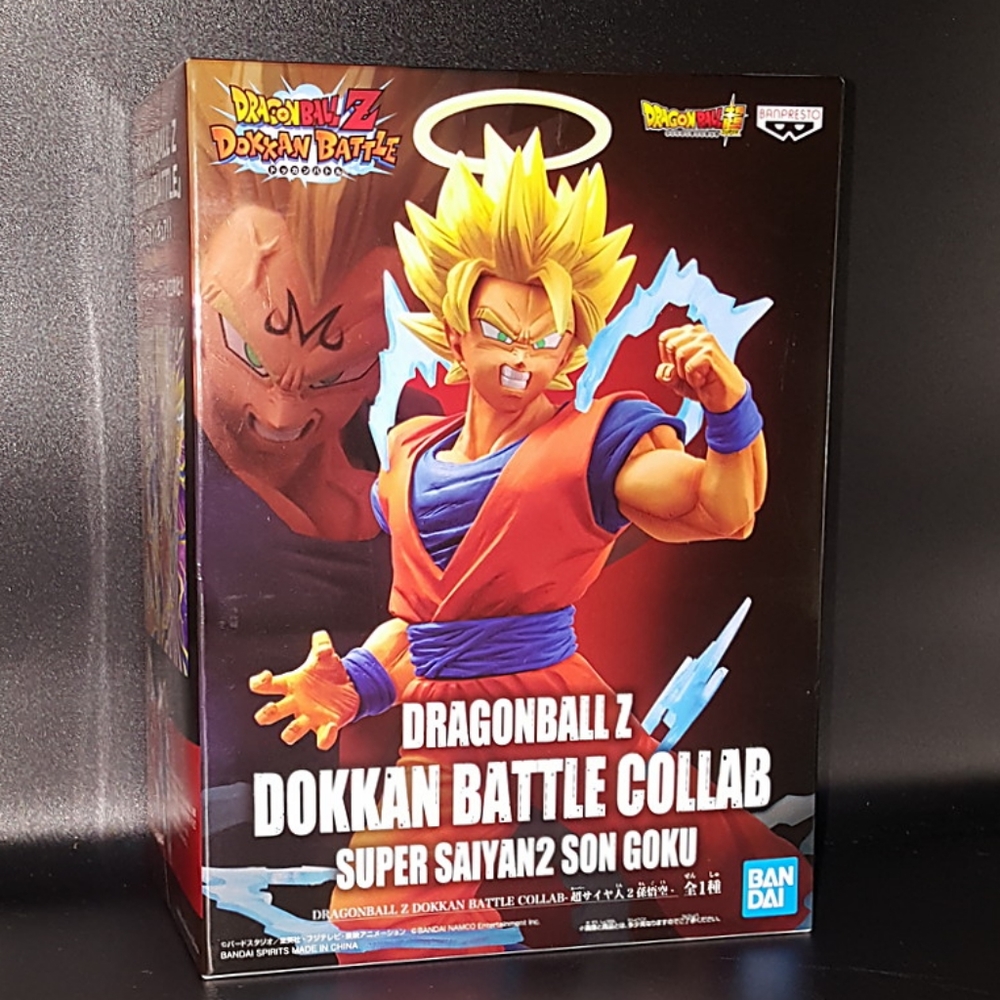 FIRM PRICE-New open box dragonball Japan dokkan battle collab super saiyan